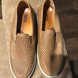 Johnston & Murphy Tan Slip-On Men's Shoes